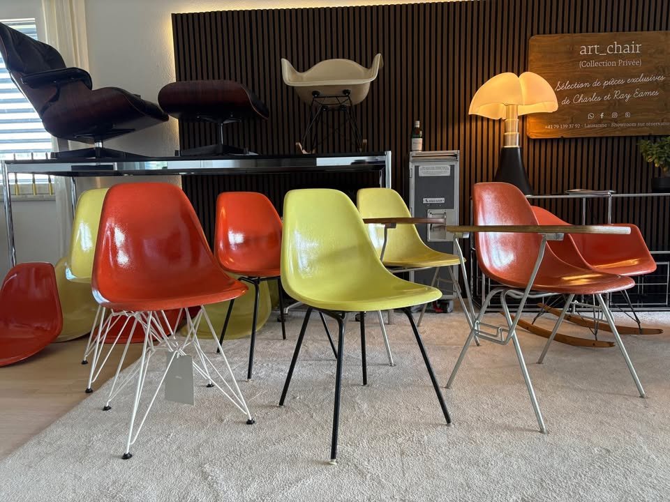 Eames Side Chairs en fibre — Herman Miller (assortiment)