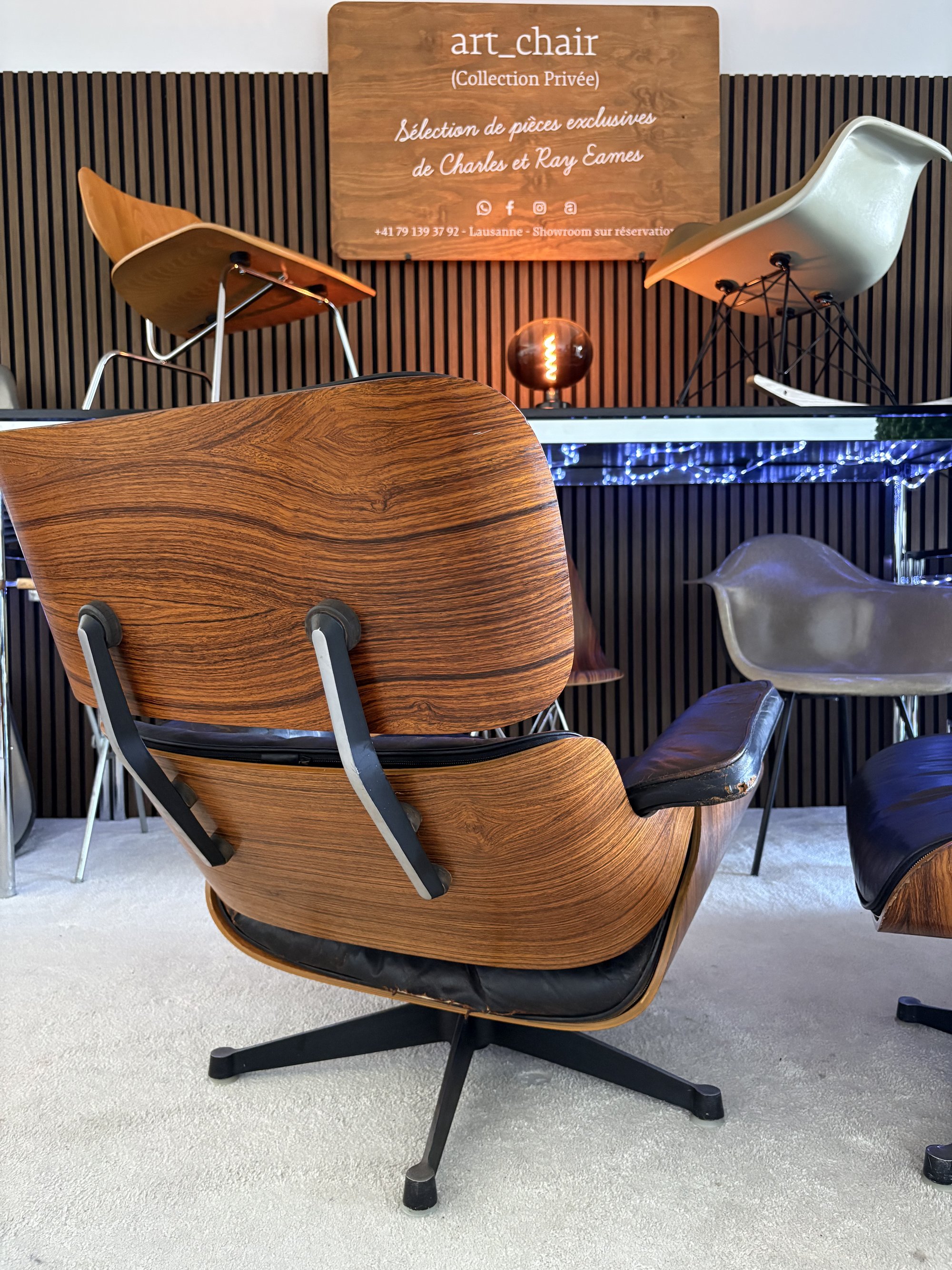 Eames Lounge Chair de 1960 édité par Contura / Herman Miller — vue 4