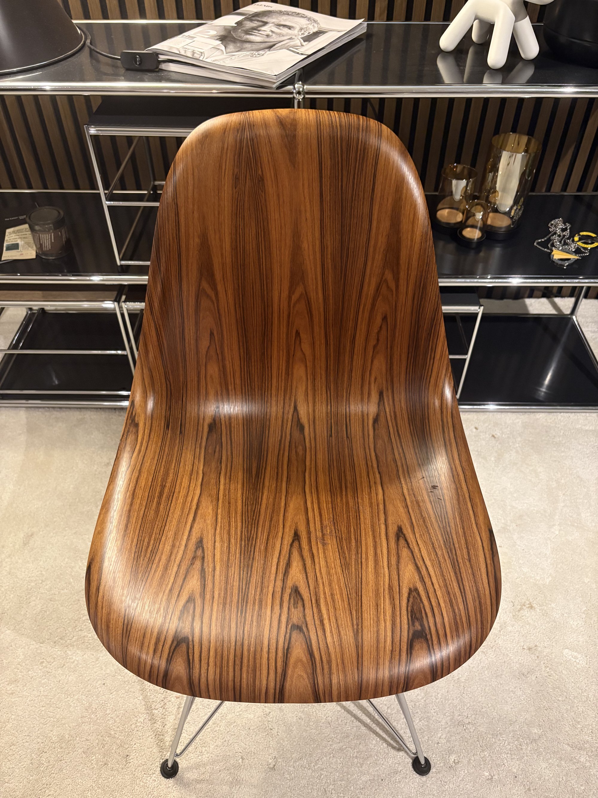 Rarissime Eames Side Chair Palissandre — Herman Miller — vue 2